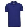 Men's Fitted Stretch Polo, Bright Royal, S, RUS