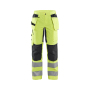 Dames High Vis Werkbroek met stretch en gereedschapzakken