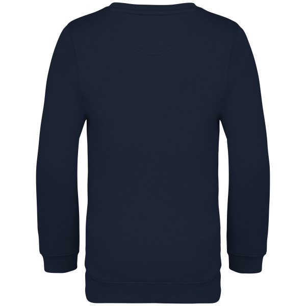 Ecologische kindersweater met ronde hals Navy Blue 12/14 jaar