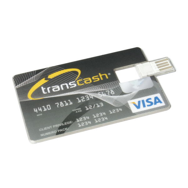 Bedrukte Gloss Card USB FlashDrive