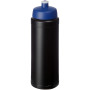 Baseline® Plus 750 ml drinkfles met sportdeksel - Zwart/Blauw