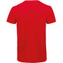 Organic Cotton Inspire V-neck T-shirt Red M