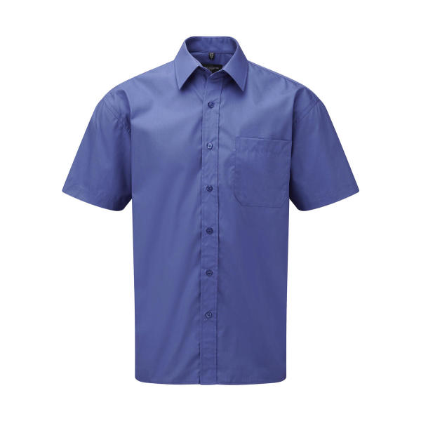 Cotton Poplin Shirt - Aztec Blue