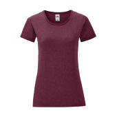 Ladies' Iconic 150 T - Heather Burgundy - XS