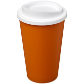 Americano® 350 ml geïsoleerde beker - Oranje/Wit