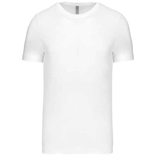 T-shirt ronde hals korte mouwen White 3XL