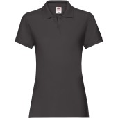Damespolo Premium Black XXL