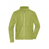 Men's Fleece Jacket - lime-green - 4XL