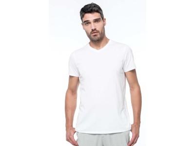 Heren-t-shirt supima® v-hals korte mouwen Heren-t-shirt supima® v-hals korte mouwen