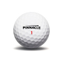 Pinnacle Rush bedrukte golfbal  Wit