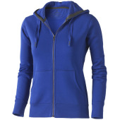 Arora dames hoodie met ritssluiting - Blauw - XXL