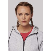 Damesjas met capuchon performance Ash Heather S