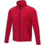 Zelus men's fleece jacket - Red - L