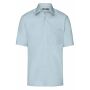 Men's Business Shirt Short-Sleeved - light-blue - S