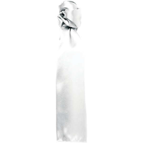 'Colours' Plain Business Scarf White One Size