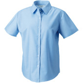 Ladies Short Sleeve Easy Care Oxford Shirt Oxford Blue XXL
