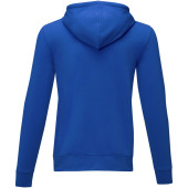 Theron heren hoodie met ritssluiting - Blauw - 3XL