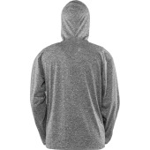 Womens hooded tee-jacket Grey / Black XS
