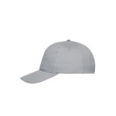 MB6237 5 Panel Cap Bio Cotton - light-grey - one size