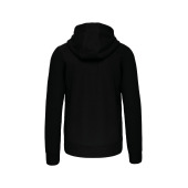 Hooded Sweater Met Rits Black XS