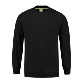 L&S Sweater Set-in Crewneck black L