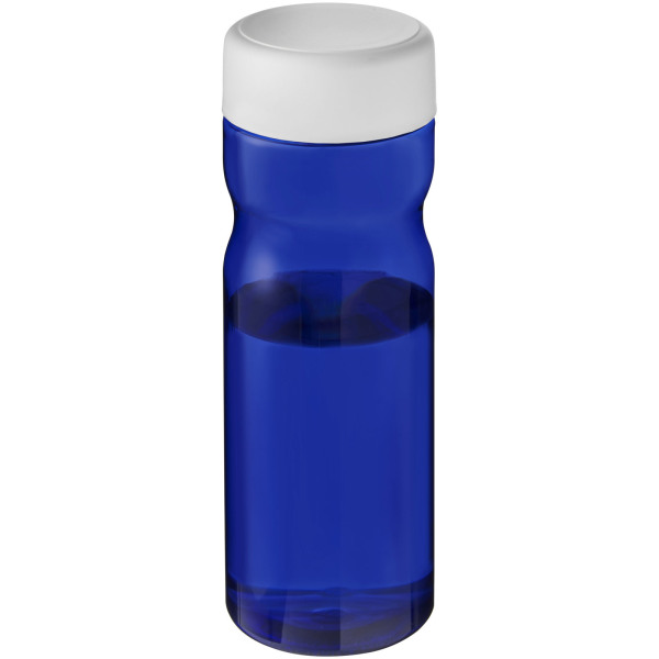 H2O Active® Eco Base 650 ml screw cap water bottle - Blue/White