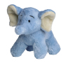 Plush elephant Hannes - azure