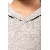 Ecologische kindersweater met capuchon Oxford Grey 12/14 ans