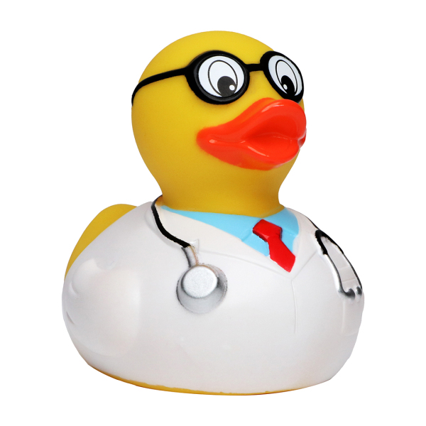 Squeaky duck professor