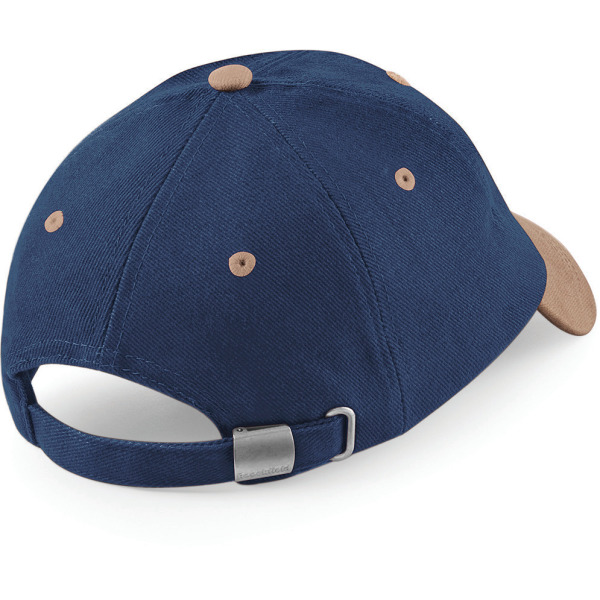Pitching-Cap, gebürstete Baumwolle French Navy / Taupe One Size
