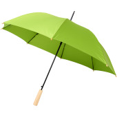 Alina 58 cm fuldautomatisk paraply i genanvendt PET - Limefarvet