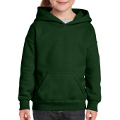 Gildan Sweater Hooded HeavyBlend for kids Forest Green S