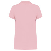 Ladies’ short-sleeved piqué polo shirt Pale Pink XXL
