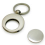 Deluxe 1-Euro Coin Holder In Nickel Matt Finishing