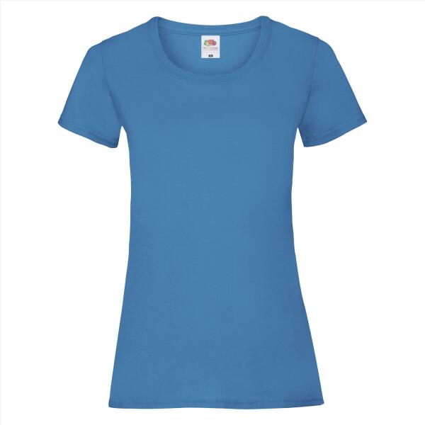 FOTL Lady-Fit Valueweight T, Azure Blue, L