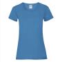 FOTL Lady-Fit Valueweight T, Azure Blue, XS