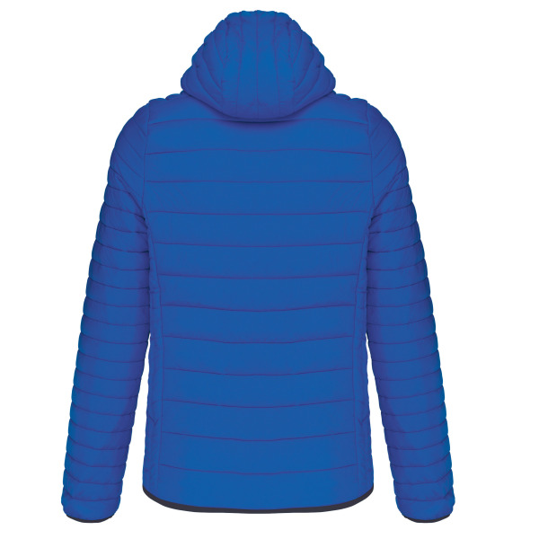 Men's lightweight hooded padded jacket Light Royal Blue XL