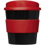 Americano® Primo 250 ml beker met grip - Zwart/Rood