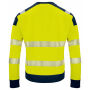6108 Sweatshirt Roundneck Yellow/navy XS