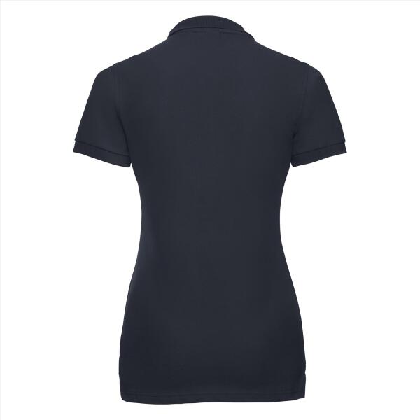RUS Ladies Fitted Stretch Polo, French Navy, XXL