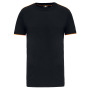 T-shirt Day To Day korte mouwen Black / Orange 3XL