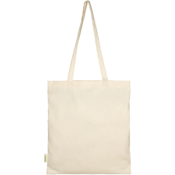 Orissa 100 g/m² GOTS organic cotton tote bag 7L - Natural