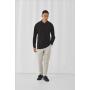 B&C Safran Longsleeve, Heather Grey, XXL