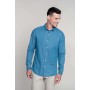 Herenoverhemd Denim Chambray Blue M