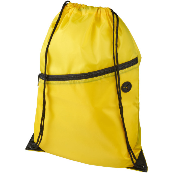 Oriole zippered drawstring backpack 5L - Yellow
