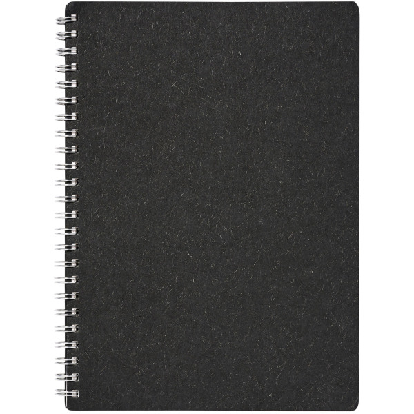 Nero A5-formaat wire-o notitieboek - Zwart