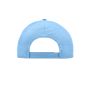 MB6118 Brushed 6 Panel Cap - light-blue - one size