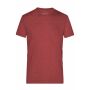 Men's Heather T-Shirt - wine-melange - 3XL
