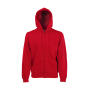 Premium Hooded Zip Sweat - Red - XL