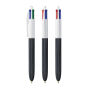 BIC® 4 Colours Wood Style with Lanyard 4 Colours Wood BP LP Black_UP white_RI white